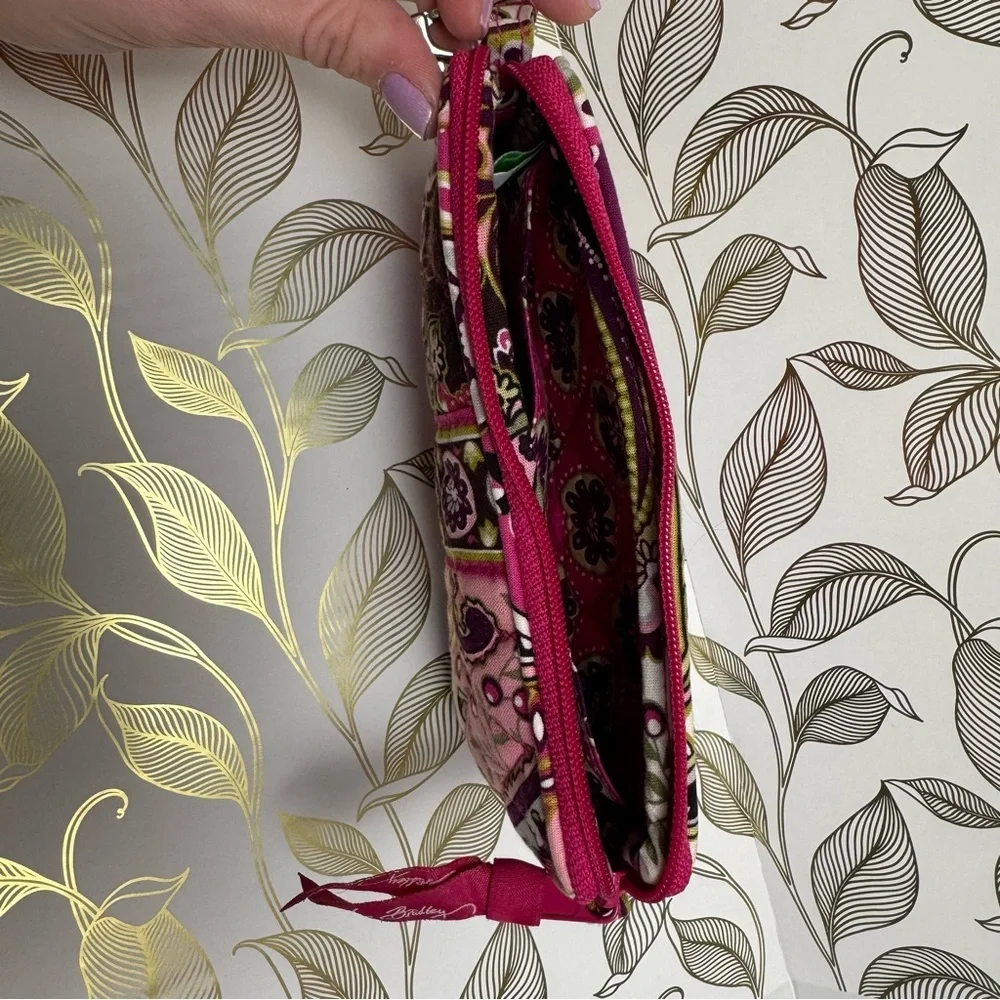 Vera Bradley Pink Floral Women's Wristlet - Picture 11 of 13